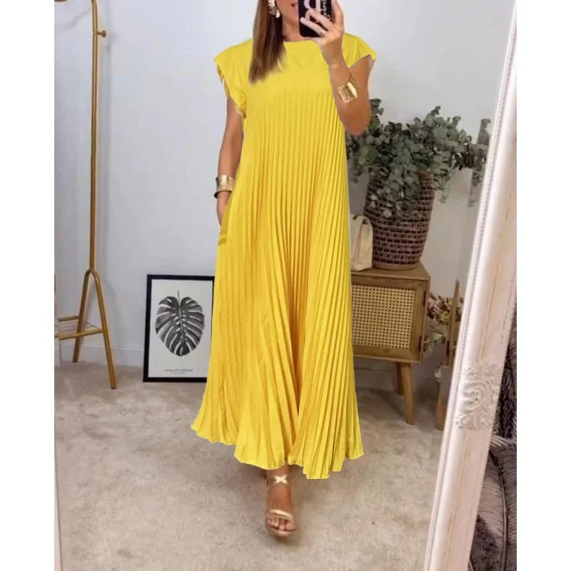 Romy | Elegantes Kleid mit Rundhalsausschnitt