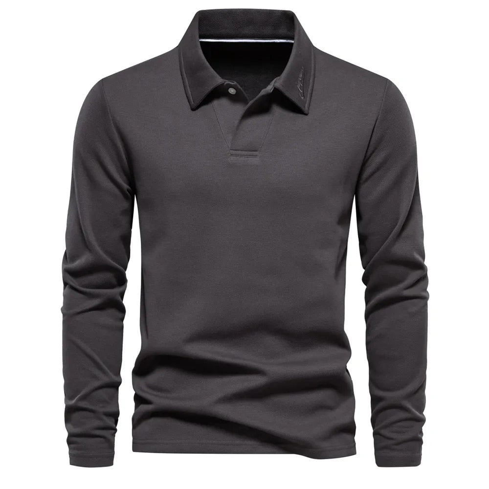 James | Langärmliges Poloshirt für den Herbst