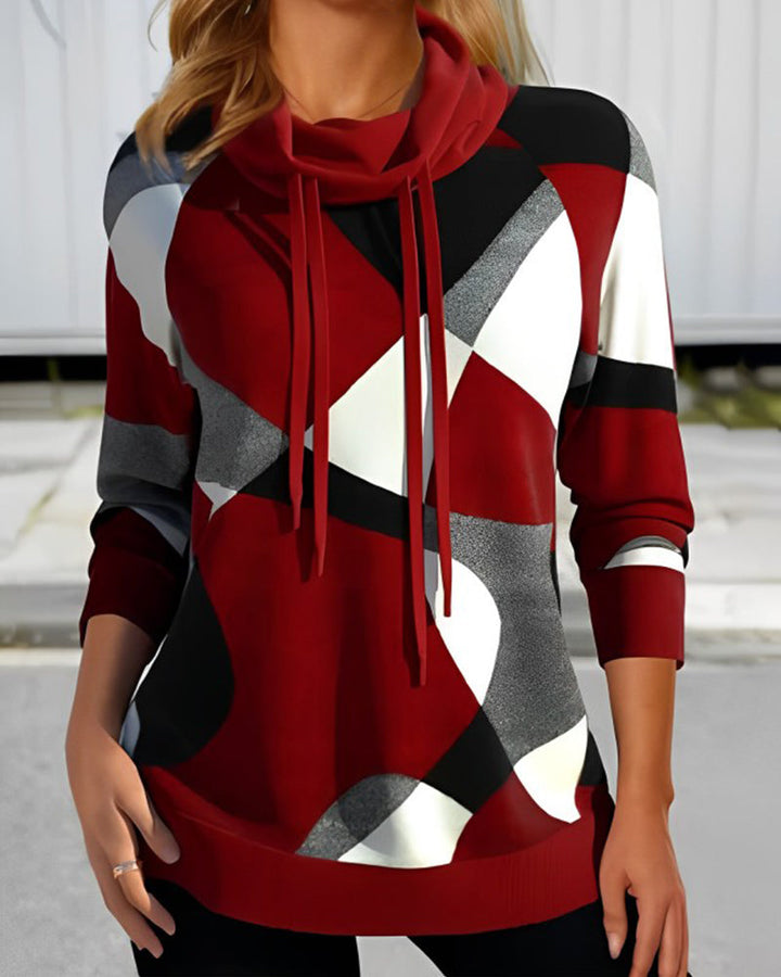 Yasmin | Farbblock Kapuzenpullover