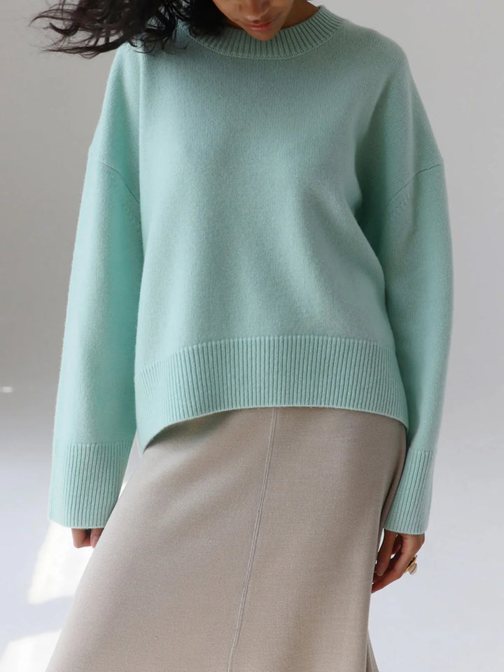 Verena | Weicher, übergroßer Strickpullover