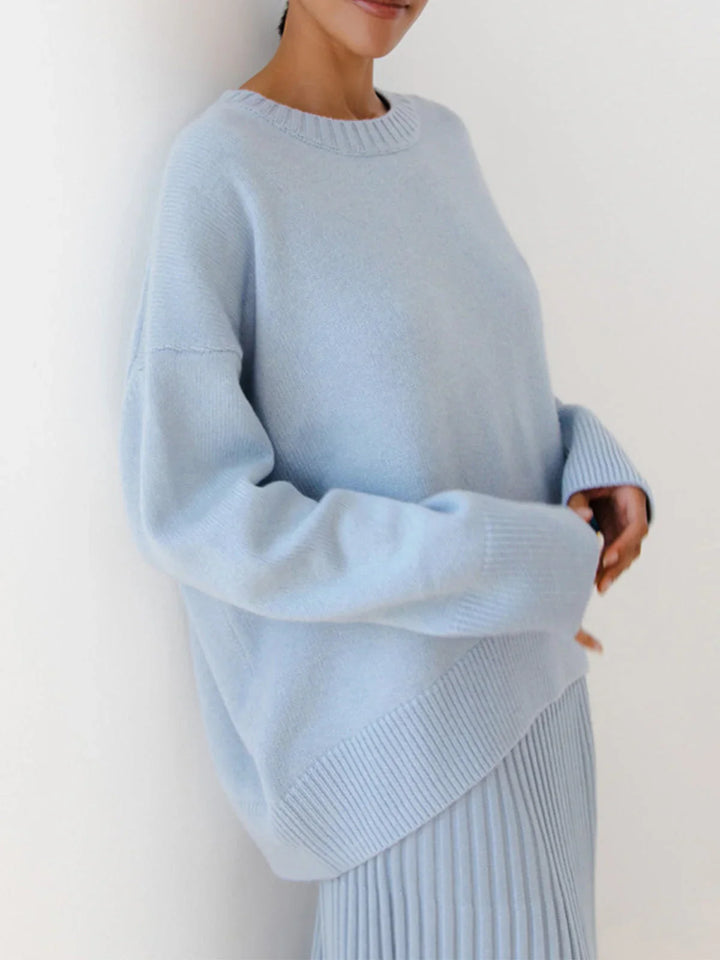 Verena | Weicher, übergroßer Strickpullover