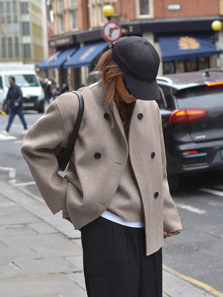 Friederike | Zweireihige Jacke aus Wollmischung
