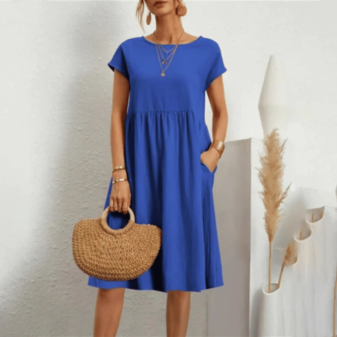 Sophia | Sommerkleid aus handgefertigter Baumwolle