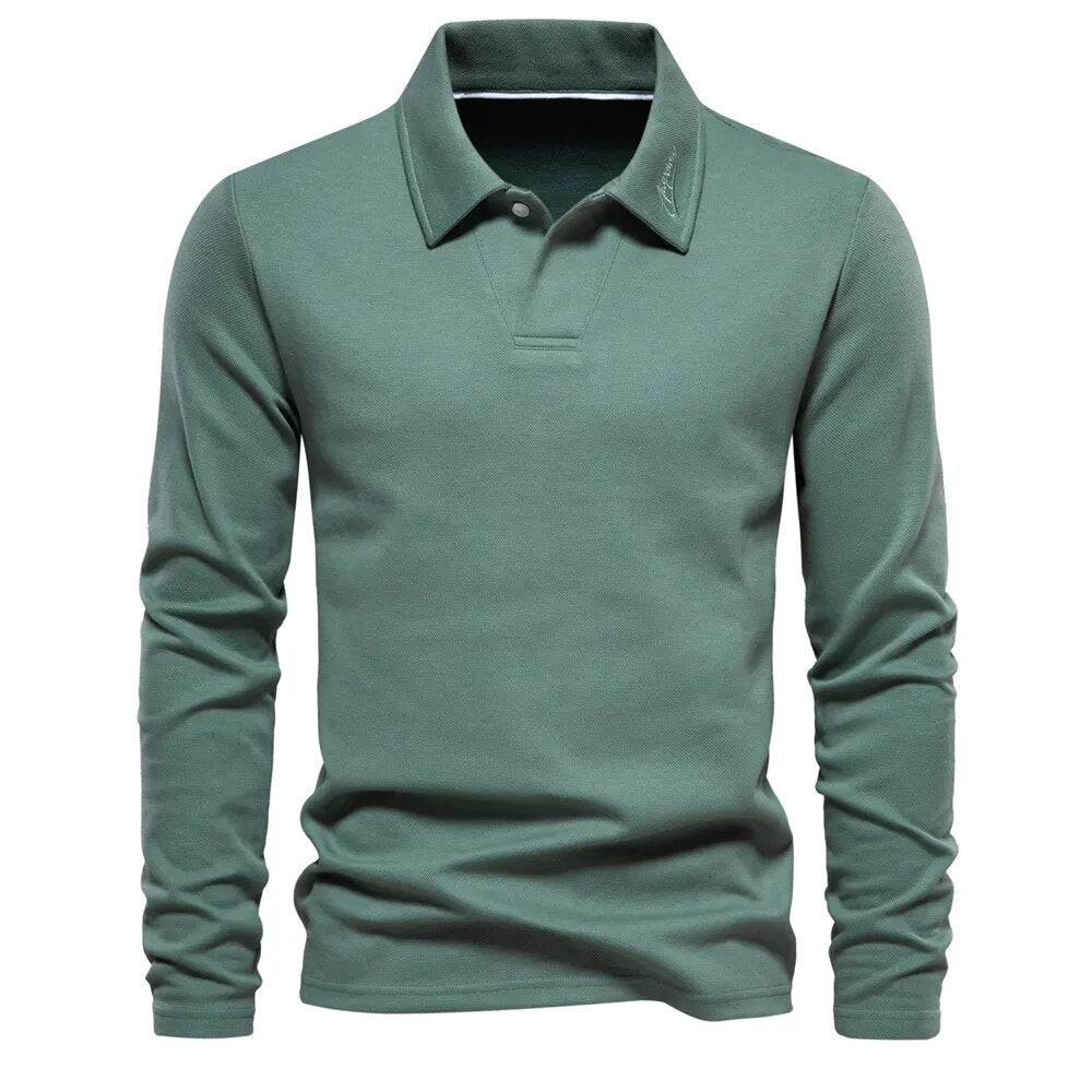 James | Langärmliges Poloshirt für den Herbst