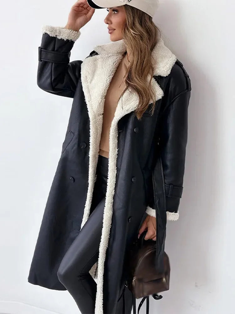 Liselotte | Lange Lederjacke