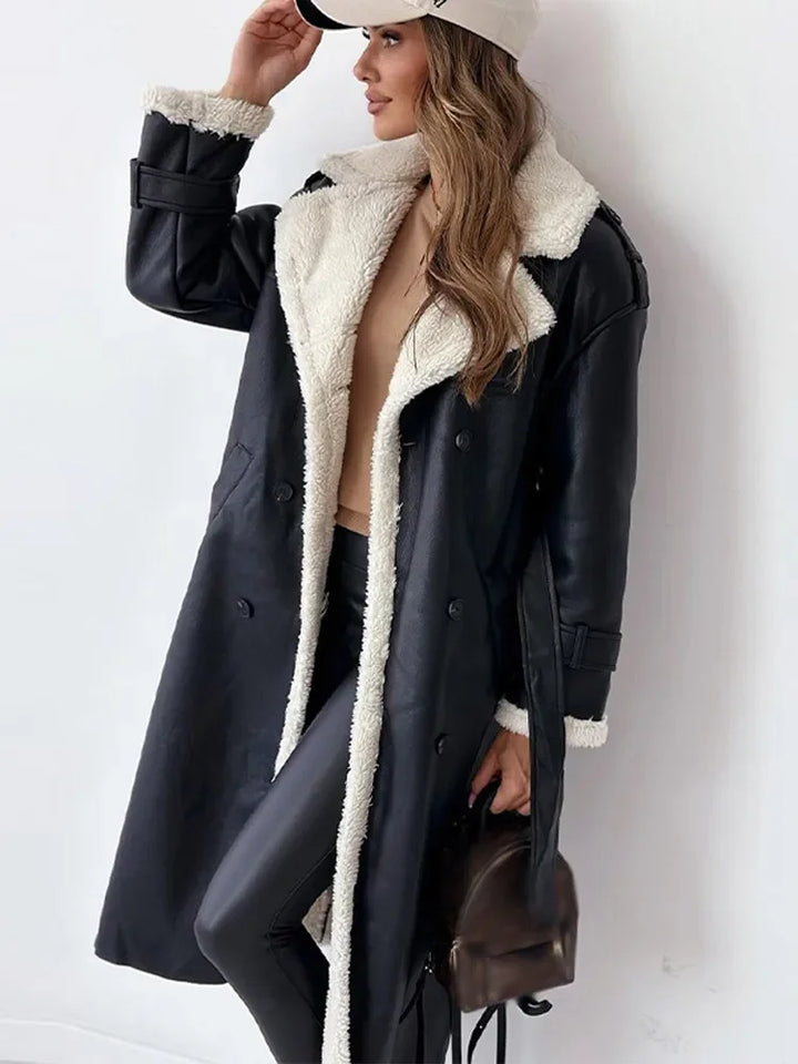 Liselotte | Lange Lederjacke