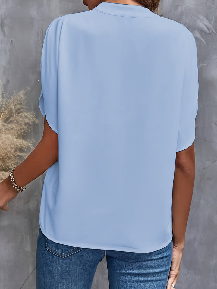 Nancy | Leichte elegante Bluse mit V-Ausschnitt