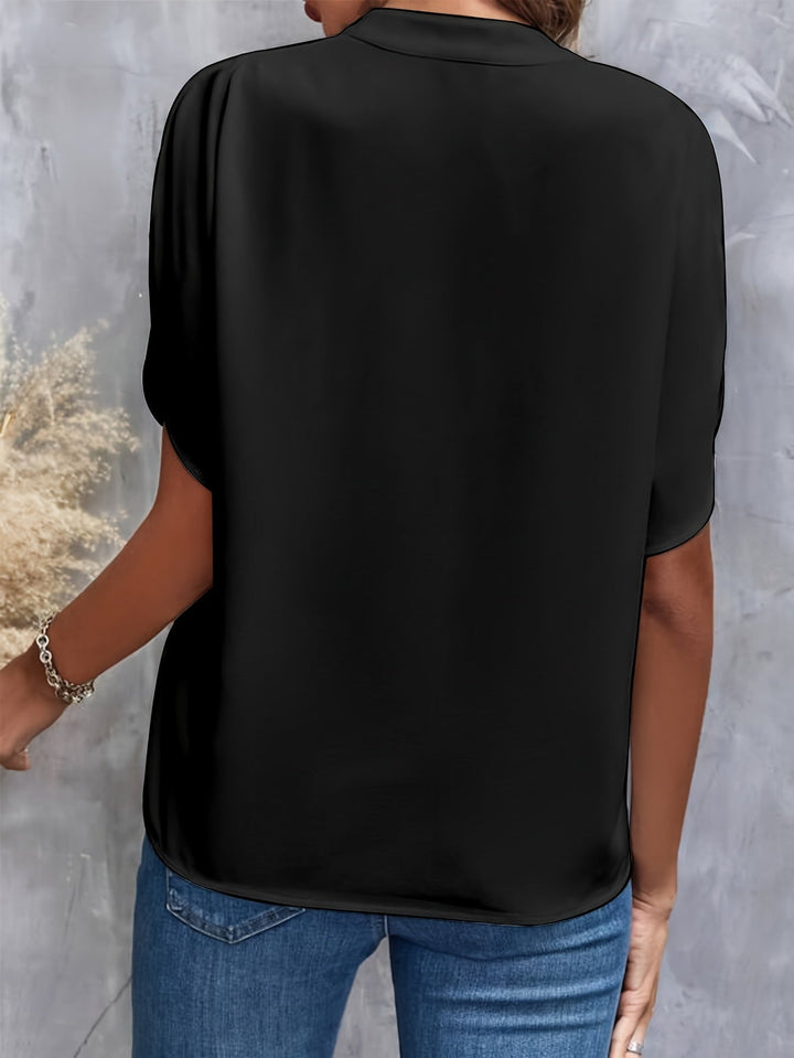 Nancy | Leichte elegante Bluse mit V-Ausschnitt