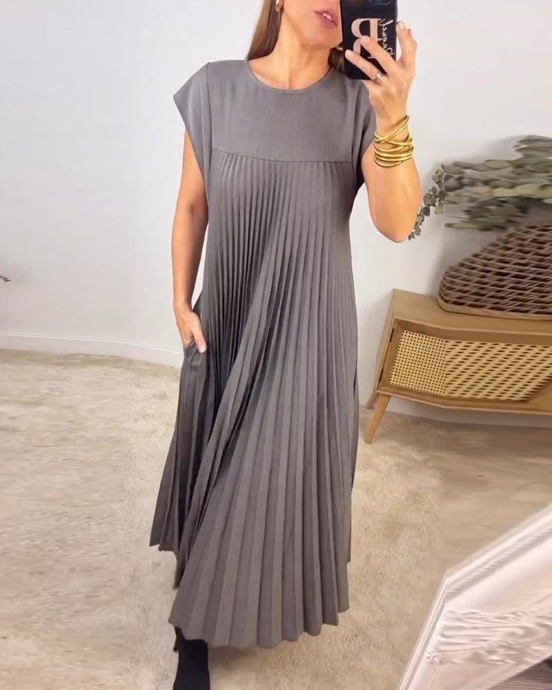 Romy | Elegantes Kleid mit Rundhalsausschnitt