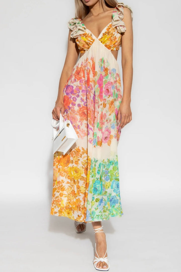 Louisa | Sommerkleid mit Blumendruck