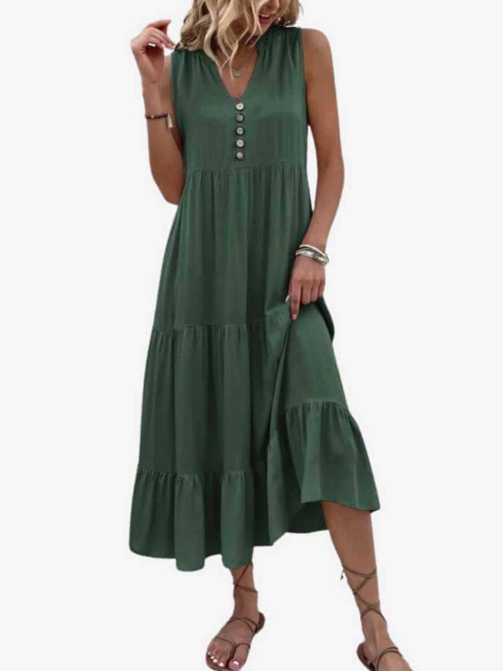 Corrina | Verführerisches, bauchbedeckendes, wirbelndes Kleid
