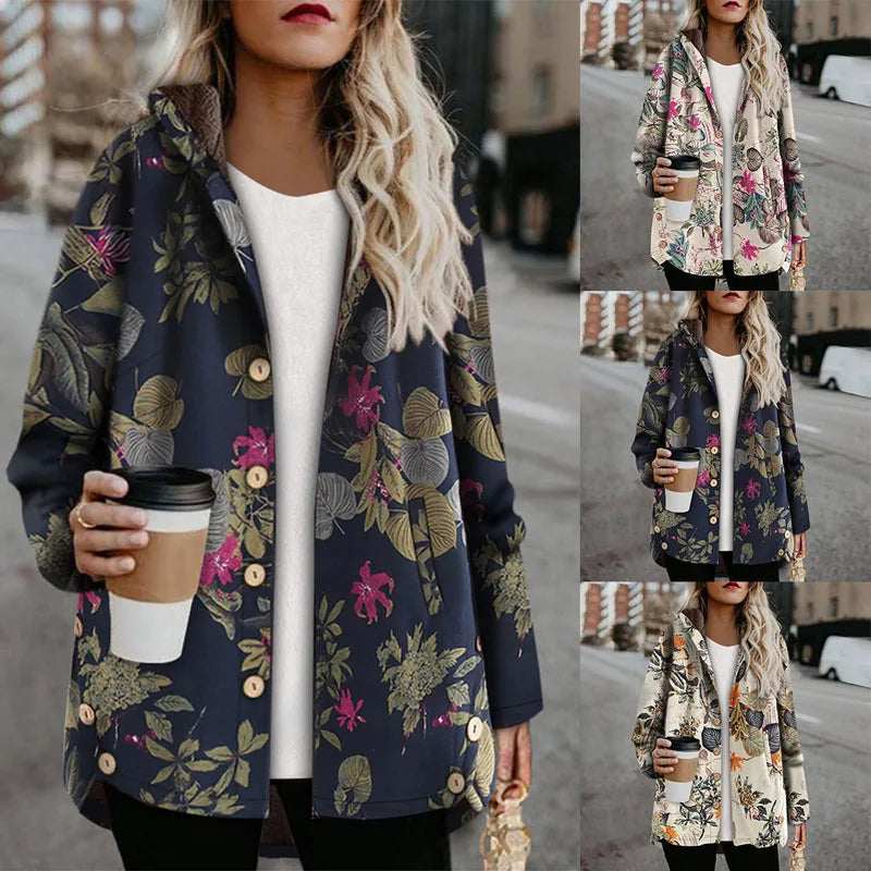 Florentine | Vintage-Blumenmuster-Jacke