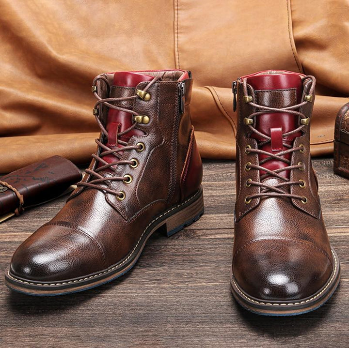 Oswin | Schnürstiefel aus Leder