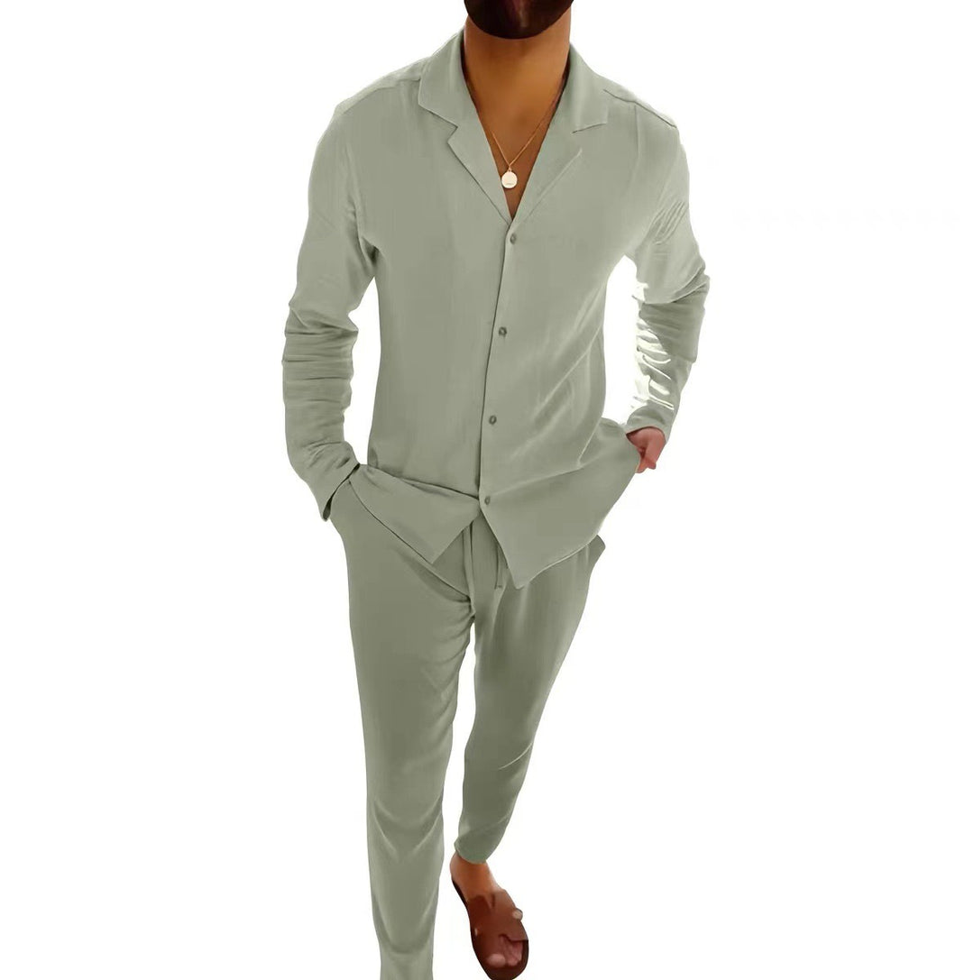 Thomas | Premium Leinen Set für Männer