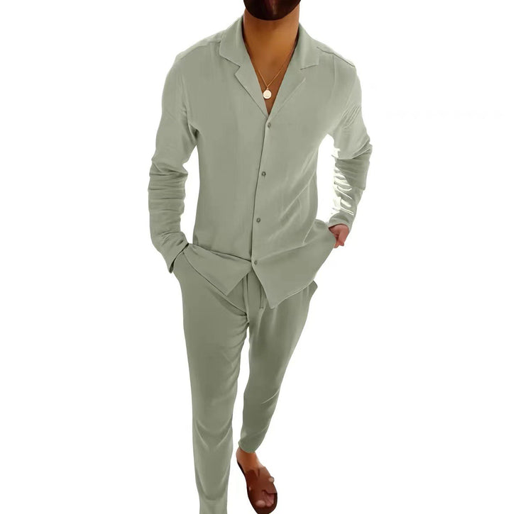 Thomas | Premium Leinen Set für Männer