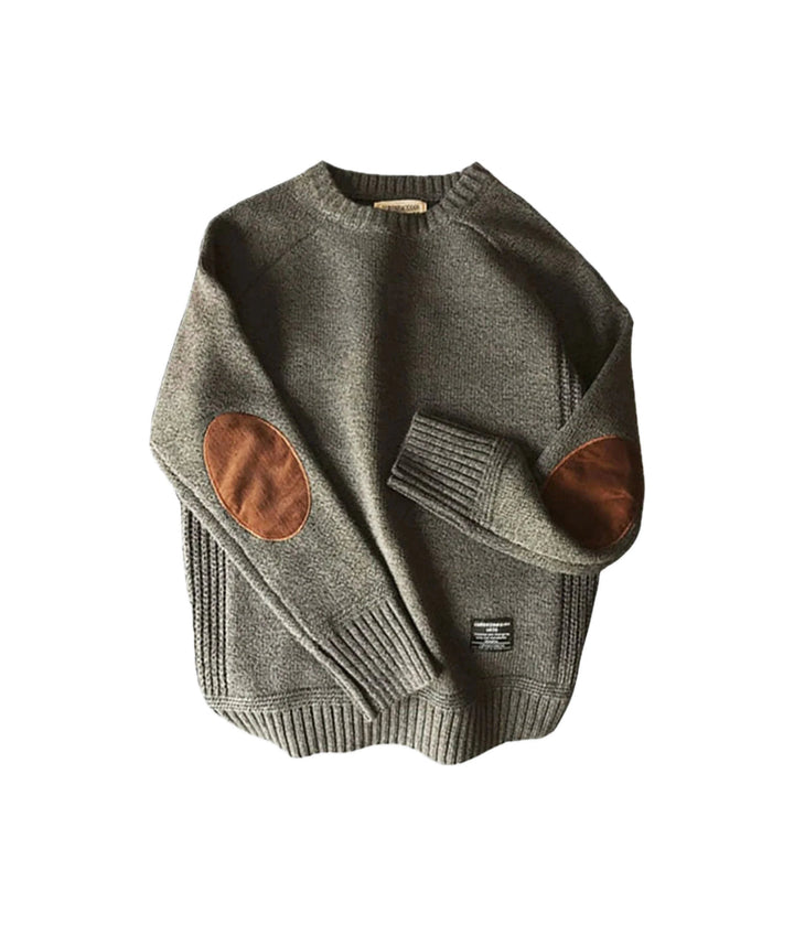 Johannes | Pullover mit zeitlosem Ellbogen-Aufnäher