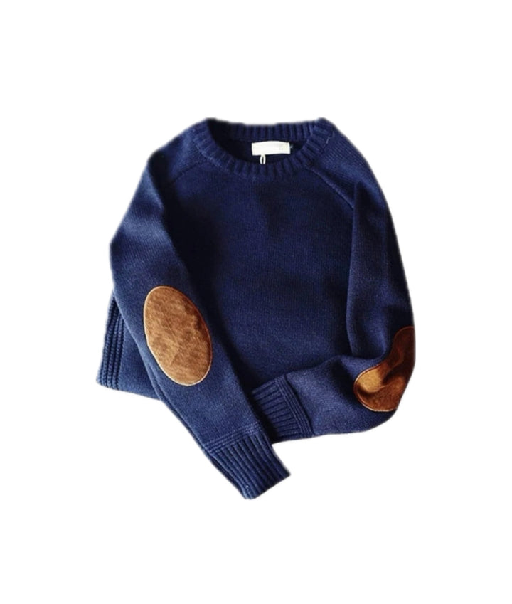 Johannes | Pullover mit zeitlosem Ellbogen-Aufnäher