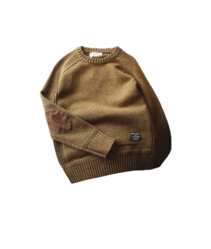 Johannes | Pullover mit zeitlosem Ellbogen-Aufnäher