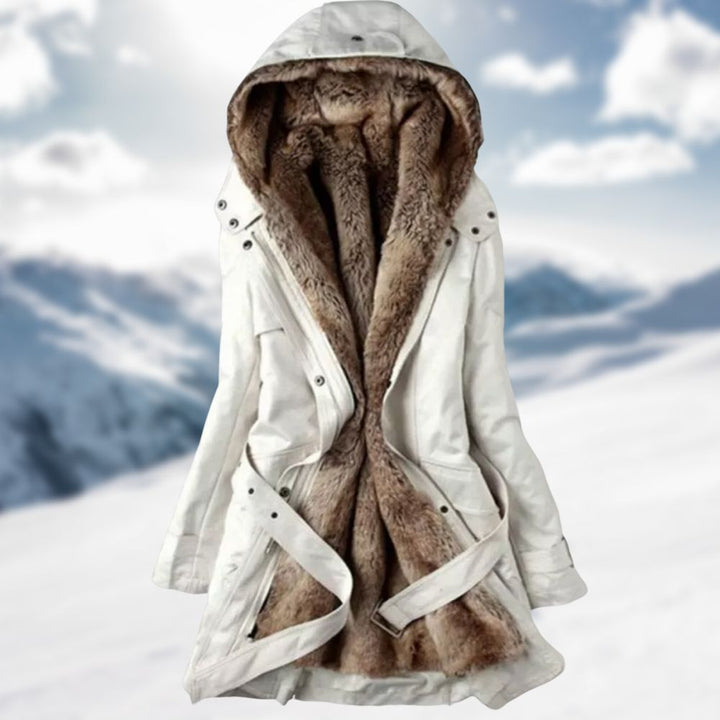 Helene | Luxuriöser Winterparka mit Kunstfellfutter
