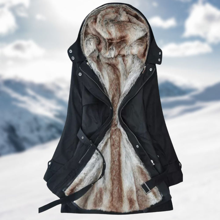 Helene | Luxuriöser Winterparka mit Kunstfellfutter