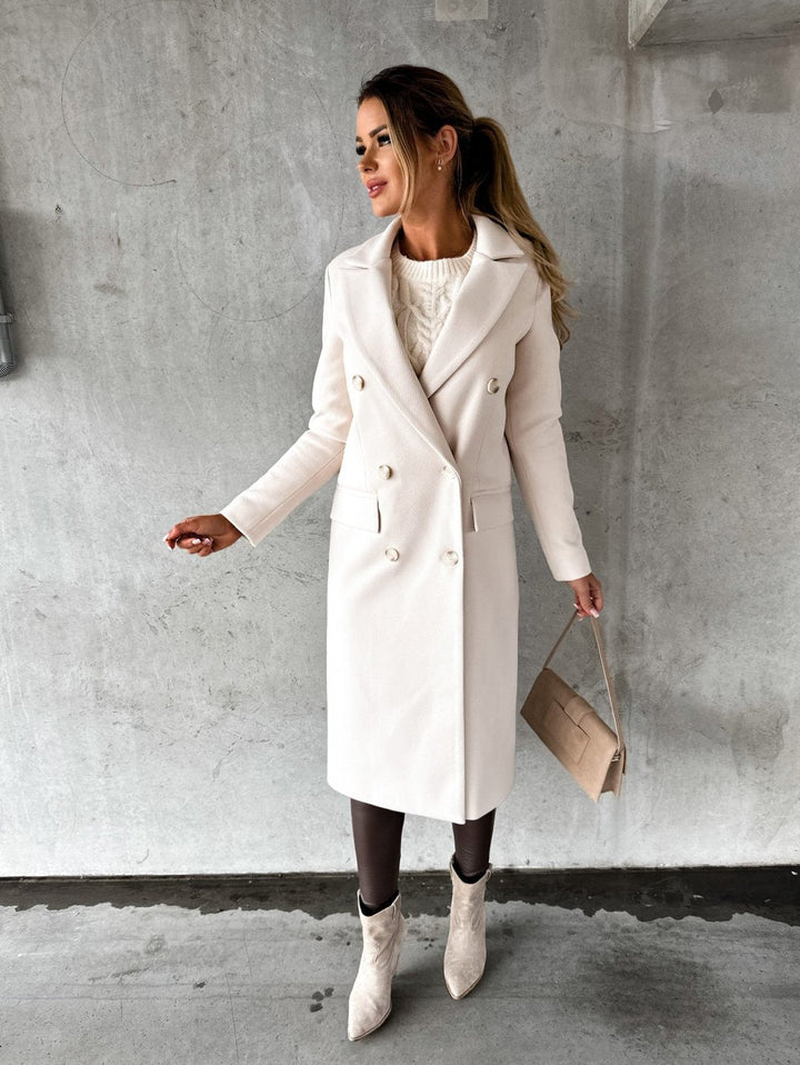 Martina | Kuscheliger langer Mantel