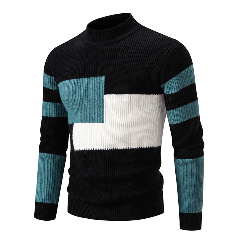 Erwin | Eleganter geometrischer Strickpullover