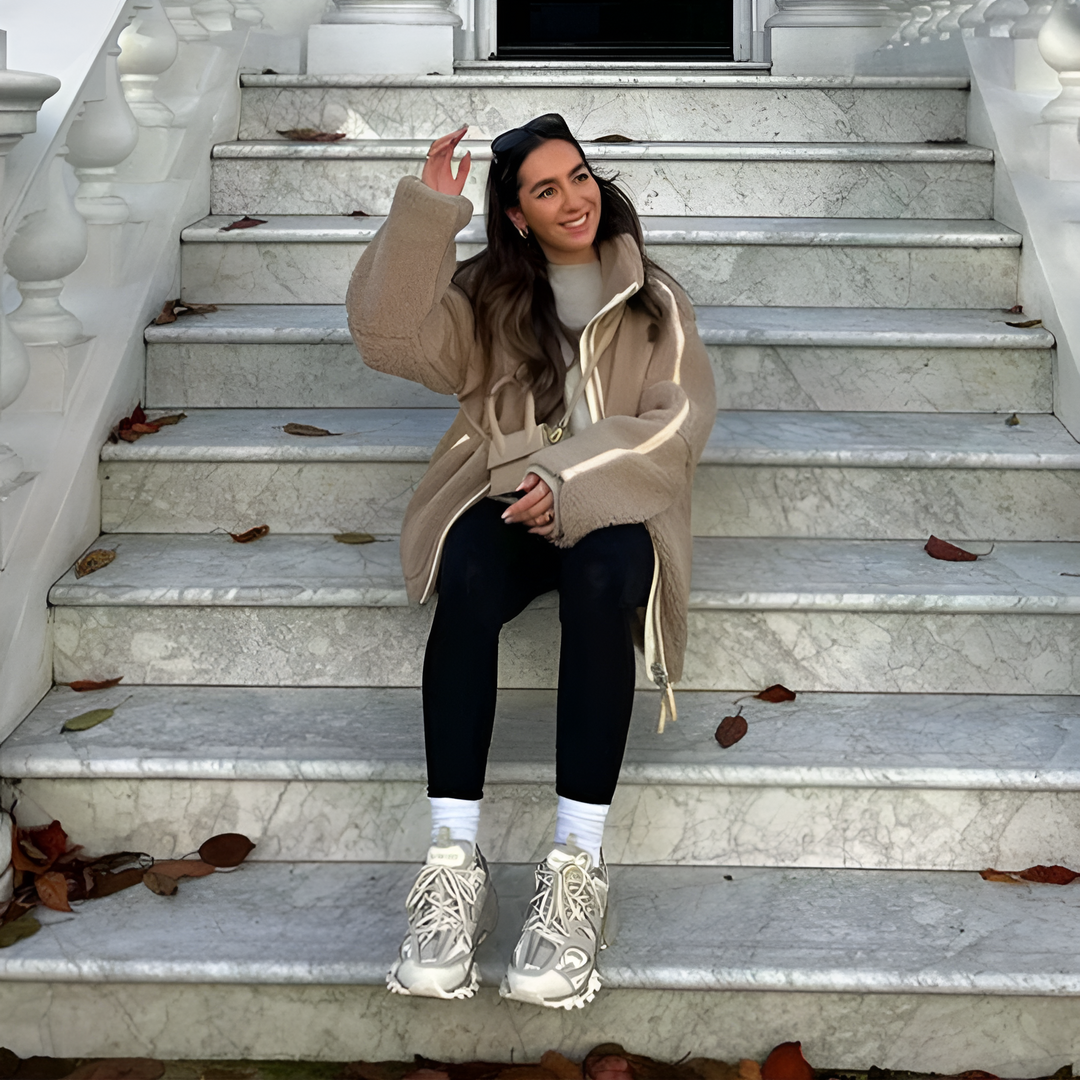 Sophie | Gemütliche Teddy Zip-Up Jacke