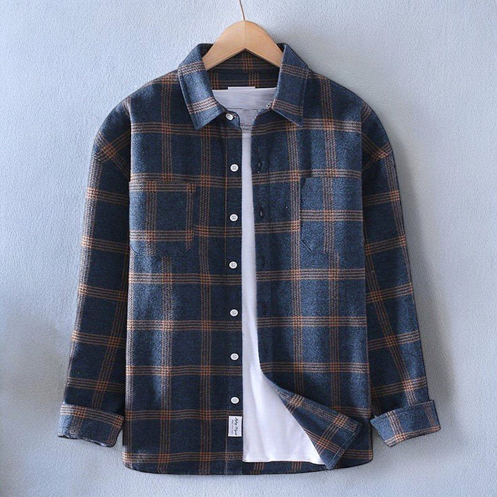 Kevin | Klassisches Karomuster-Overshirt
