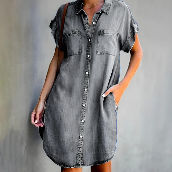 Düsseldorf | Klassisches bauchbedeckendes Kleid