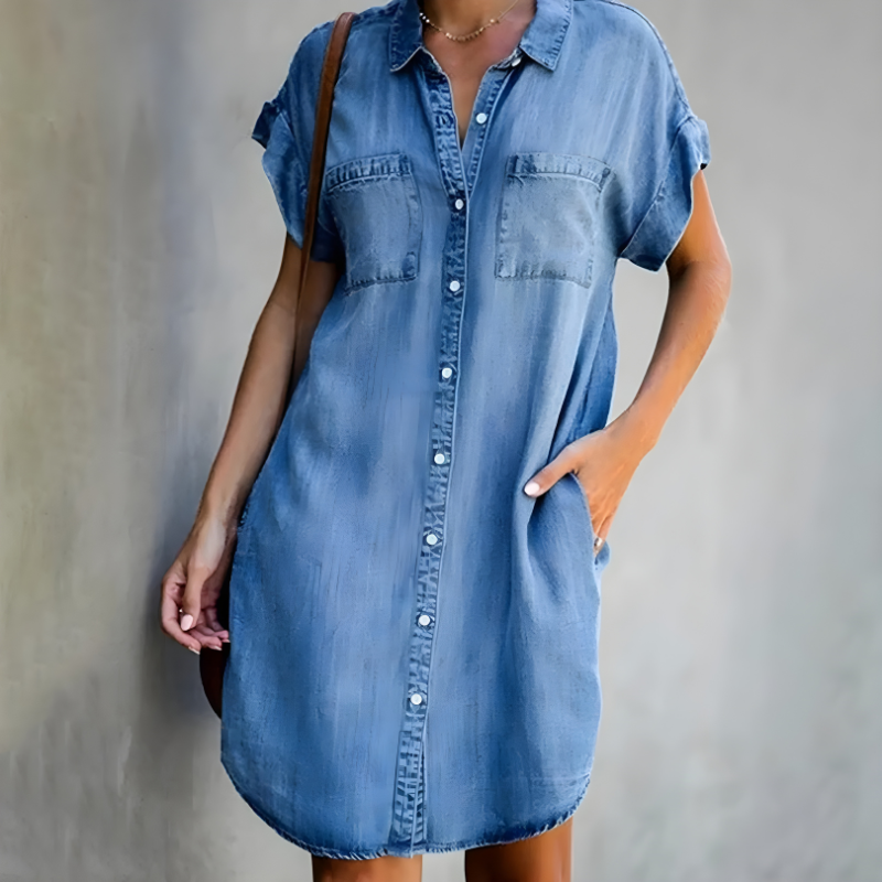 Düsseldorf | Klassisches bauchbedeckendes Kleid
