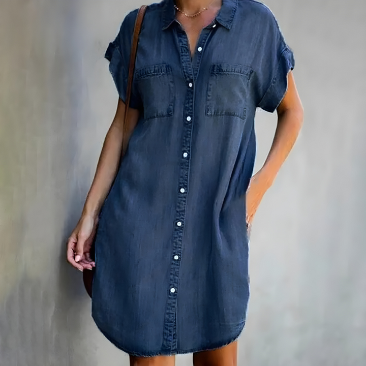 Düsseldorf | Klassisches bauchbedeckendes Kleid