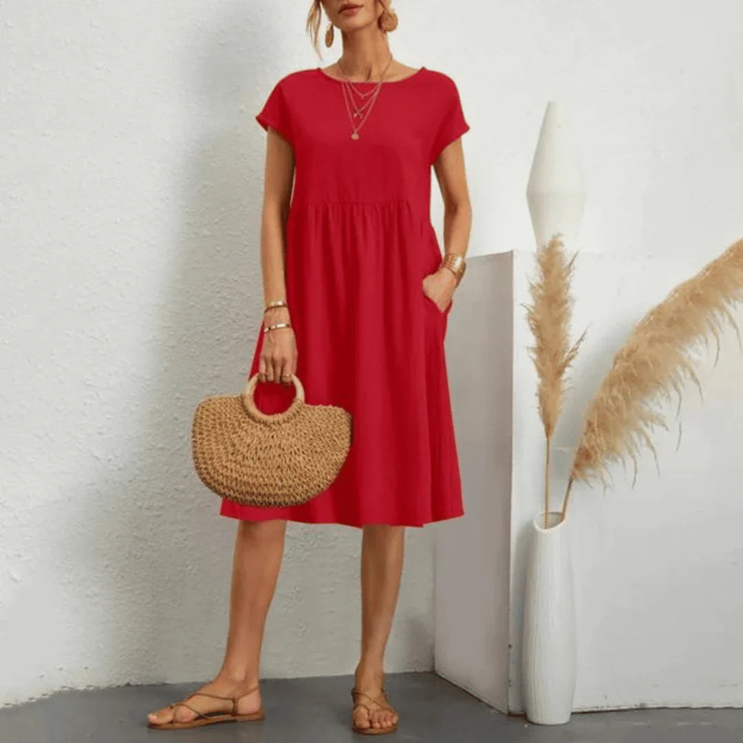 Sophia | Sommerkleid aus handgefertigter Baumwolle