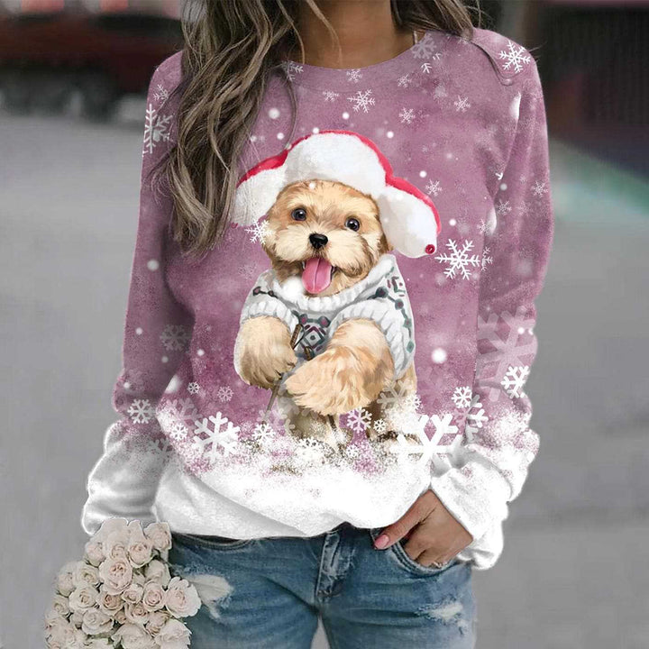 Noelle | Weihnachtspuppies-Sweatshirt