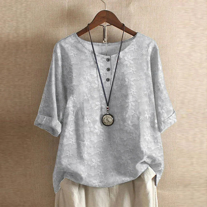 Julia | Top Vintage Floral Charme