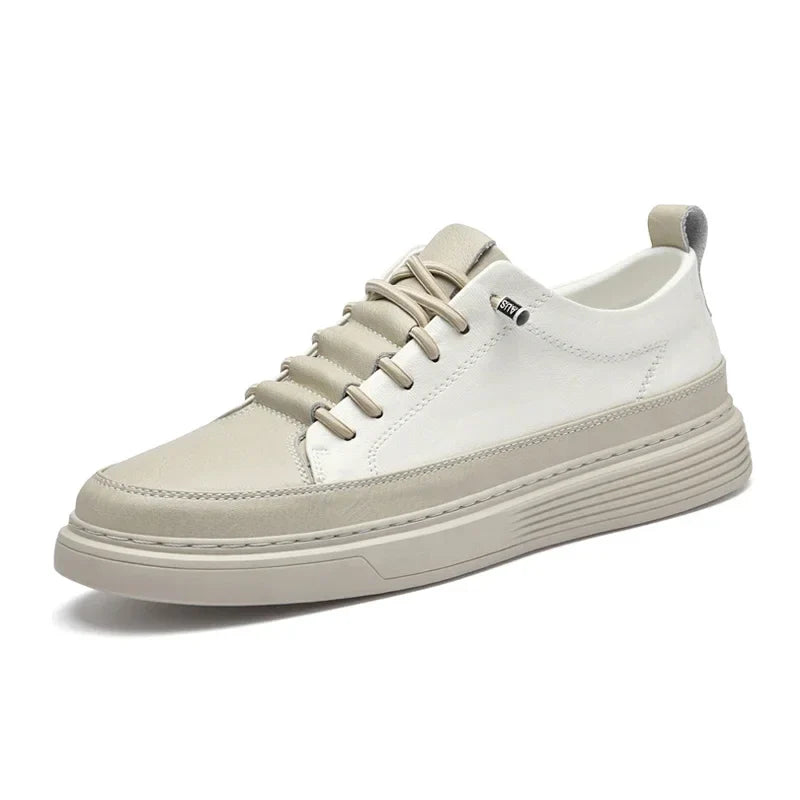Hannes | Gemusterte Ledersneaker