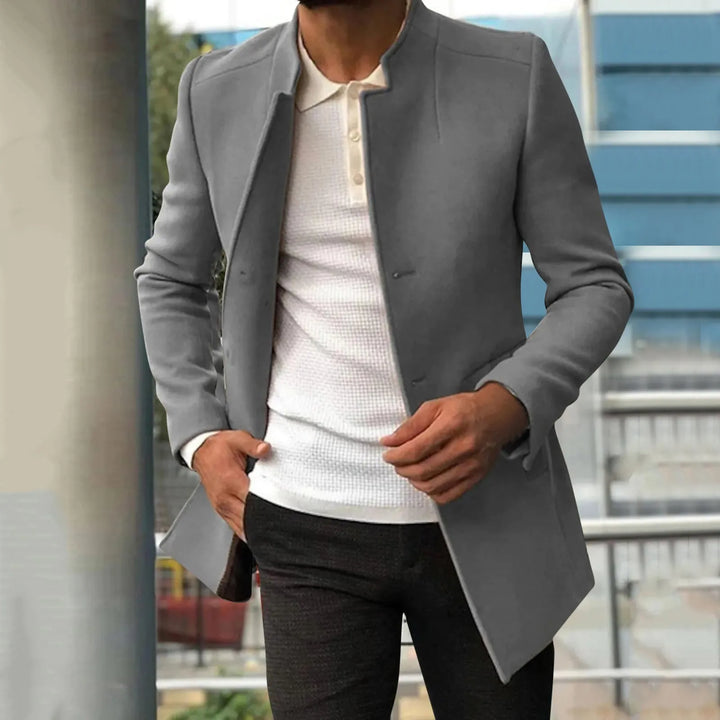 NOAH | Eleganter langer Mantel für den Herbst