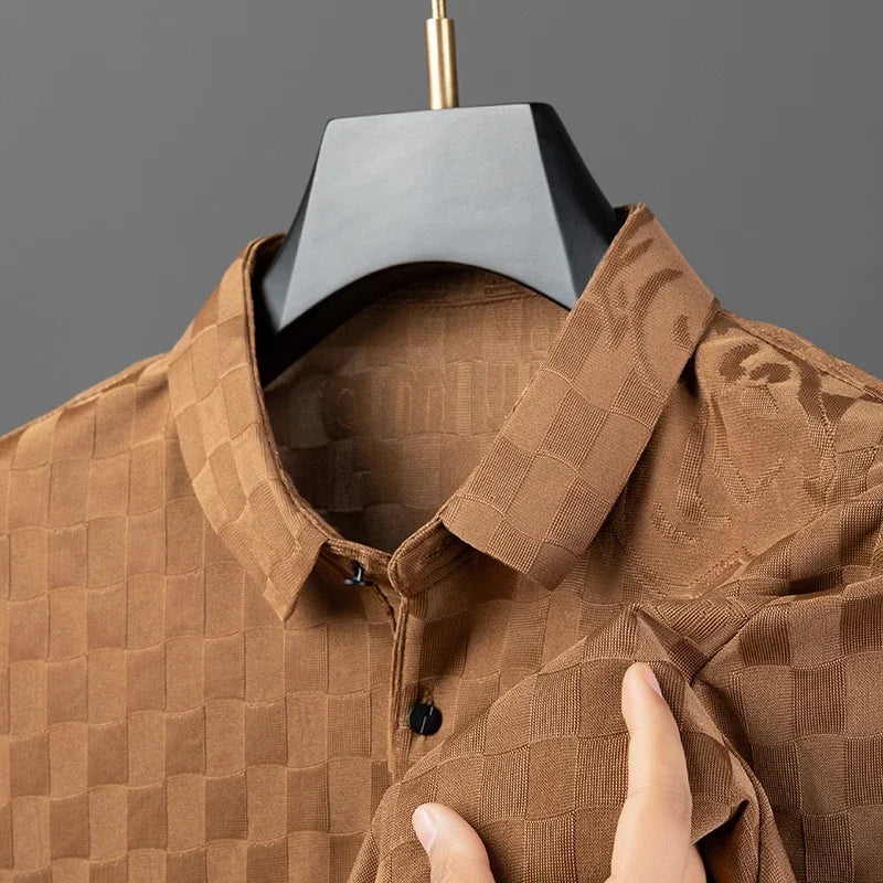 Berlin | Hochwertiges Poloshirt mit Karomuster