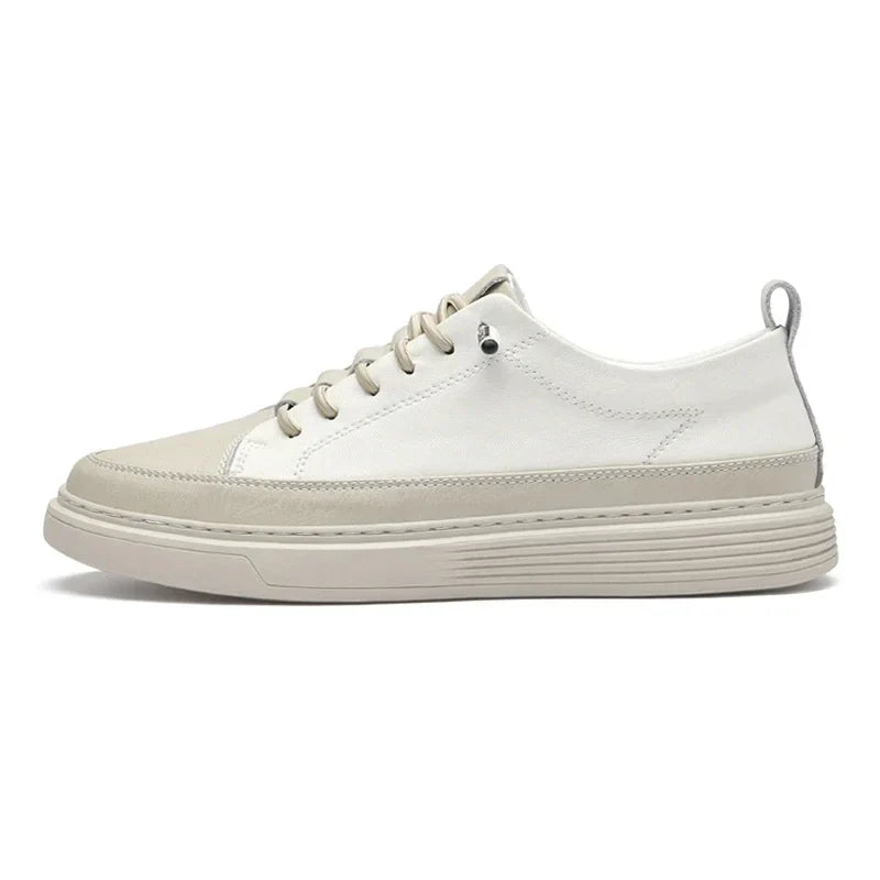 Hannes | Gemusterte Ledersneaker