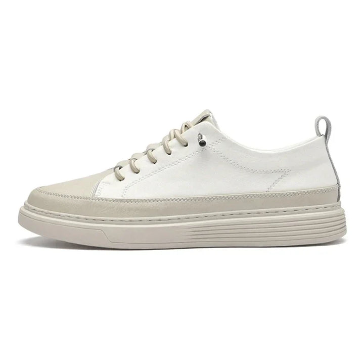Hannes | Gemusterte Ledersneaker