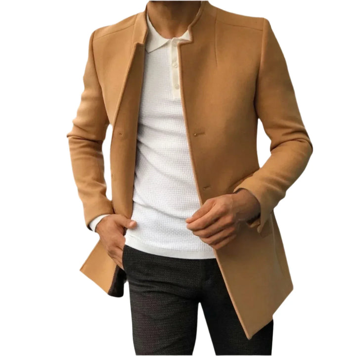 NOAH | Eleganter langer Mantel für den Herbst