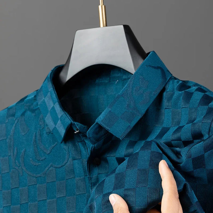 Berlin | Hochwertiges Poloshirt mit Karomuster
