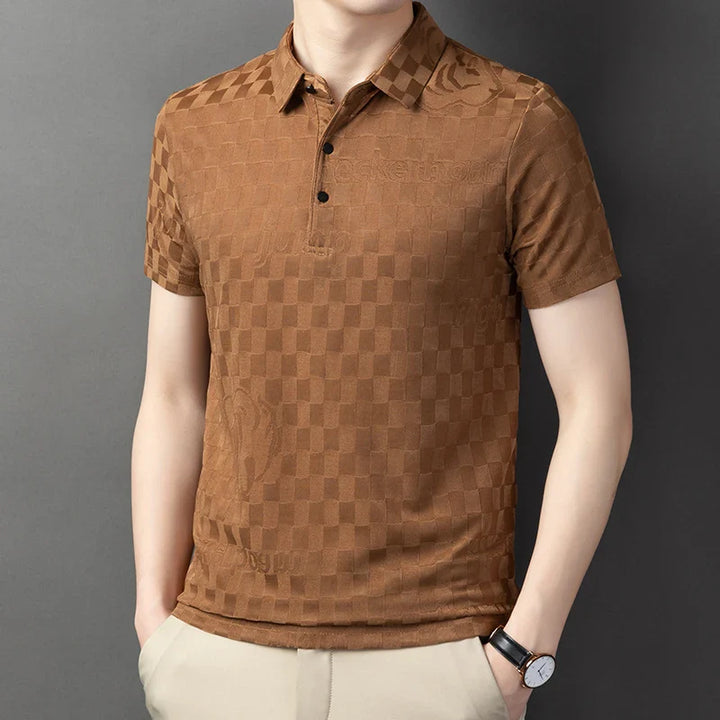 Berlin | Hochwertiges Poloshirt mit Karomuster