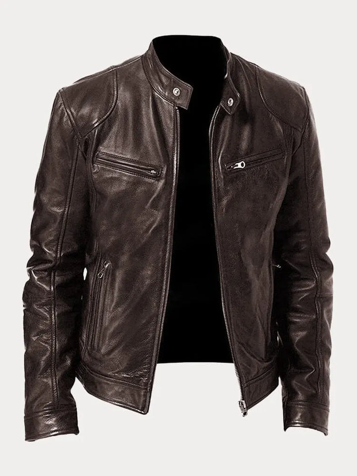 Rino | Lässige Lederjacke