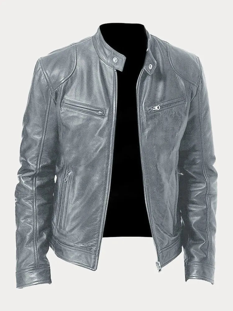 Rino | Lässige Lederjacke