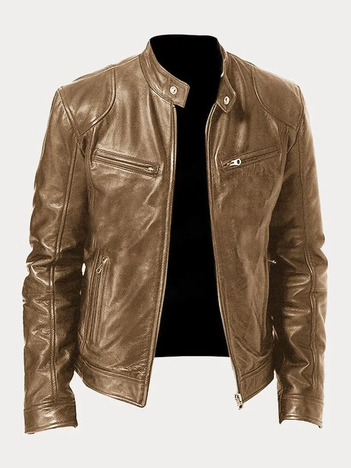 Rino | Lässige Lederjacke