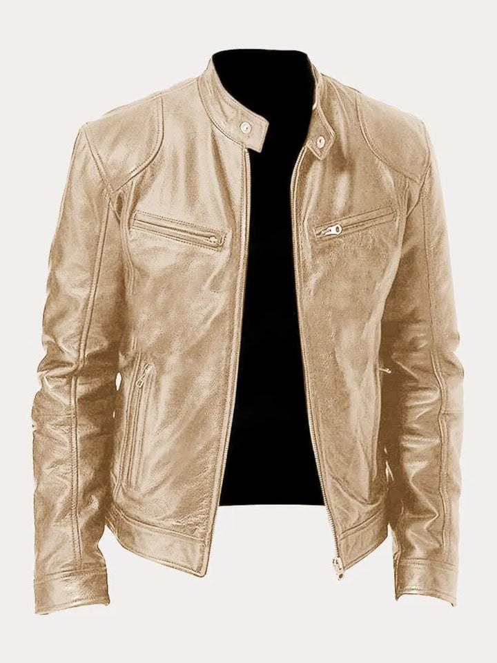 Rino | Lässige Lederjacke