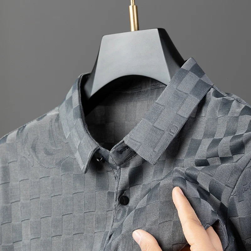 Berlin | Hochwertiges Poloshirt mit Karomuster