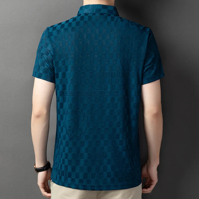Berlin | Hochwertiges Poloshirt mit Karomuster