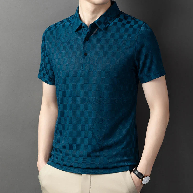 Berlin | Hochwertiges Poloshirt mit Karomuster