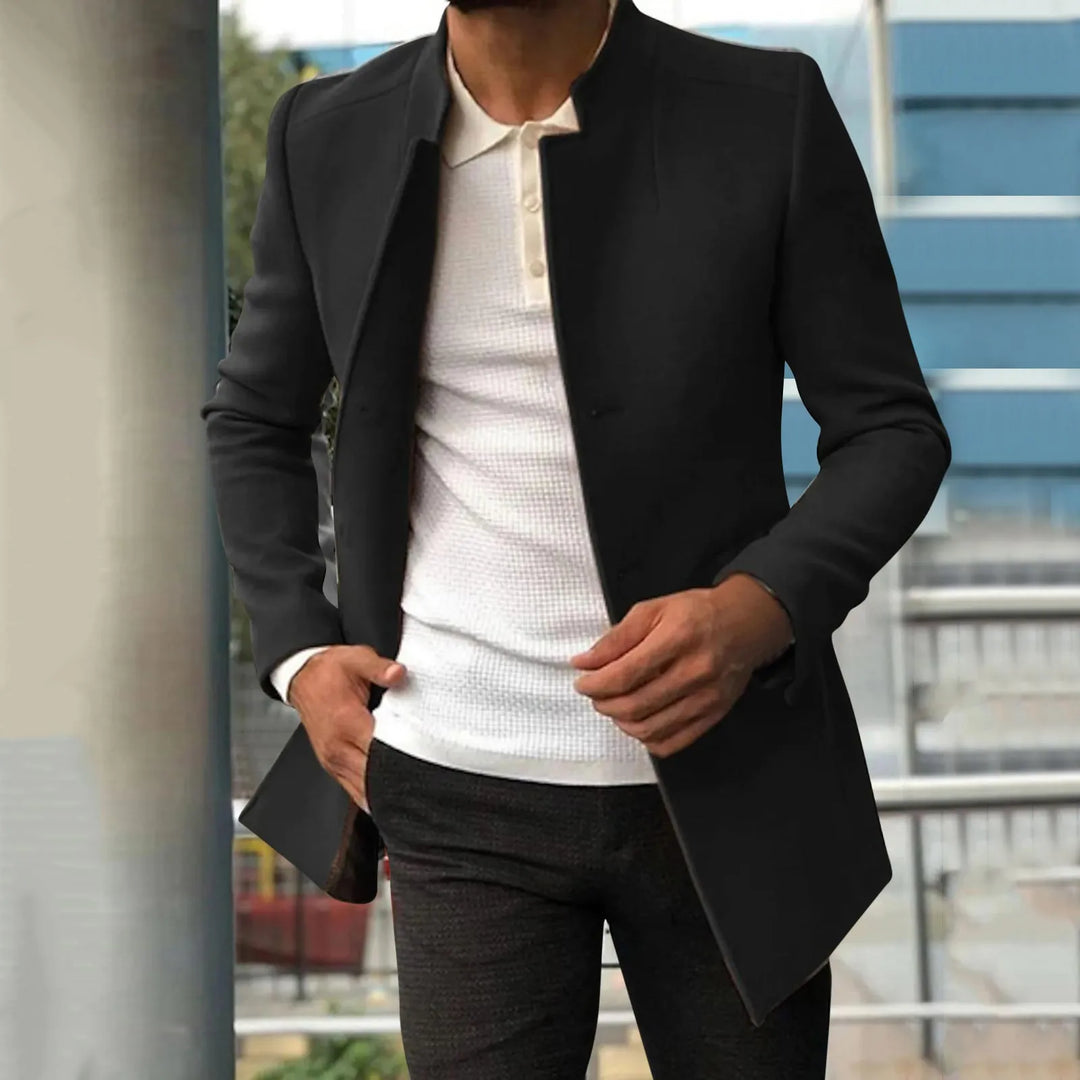 NOAH | Eleganter langer Mantel für den Herbst
